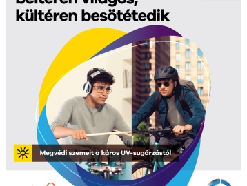Fényresötétedő lencsével maximális látáskomfort és UV-védelem nyáron is!