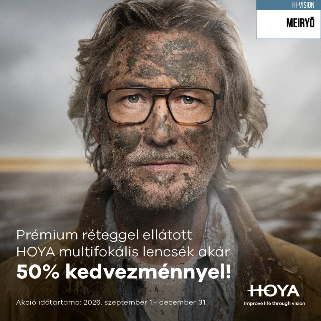 HOYA multifokális lencsék prémium réteggel akár 50% kedvezménnyel!